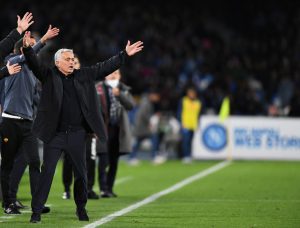 mourinho SSC Napoli v AS Roma - Serie A