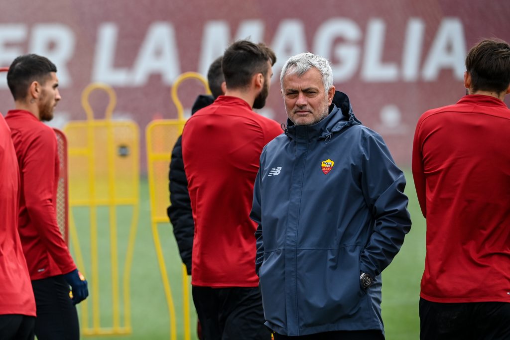 mourinho AS Roma Training Session &amp; Press Conference