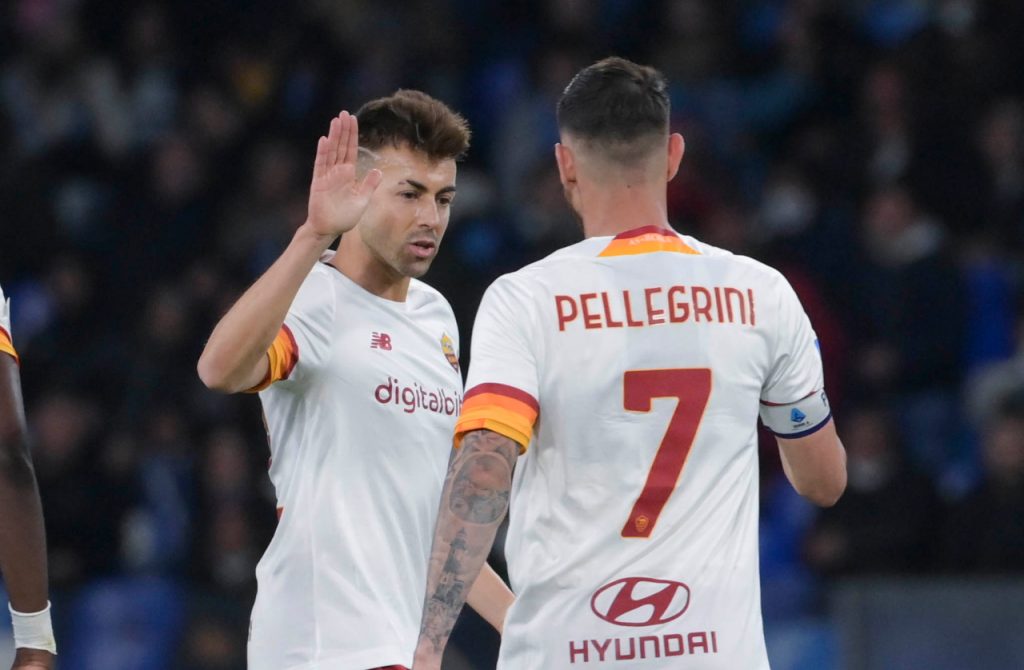 napoli roma pellegrini el shaarawy