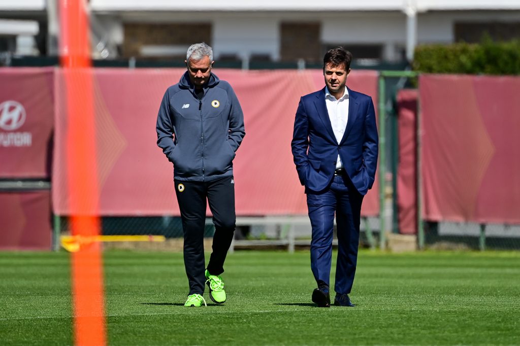 mourinho pinto AS Roma Training Session