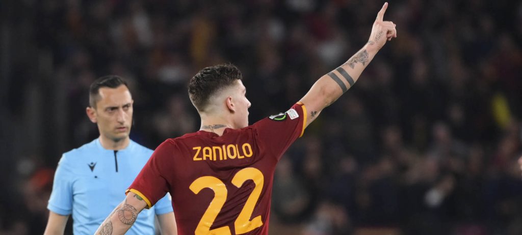 Zaniolo AS Roma v FK Bod√∏/Glimt: Quarter Final Leg Two - UEFA Europa Conference League