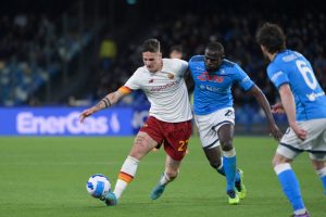 SSC Napoli v AS Roma - Serie A zaniolo koulibaly