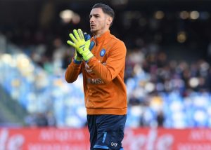 Alex Meret SSC Napoli v AS Roma - Serie A