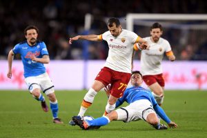 Henrikh Mkhitaryan SSC Napoli v AS Roma - Serie A