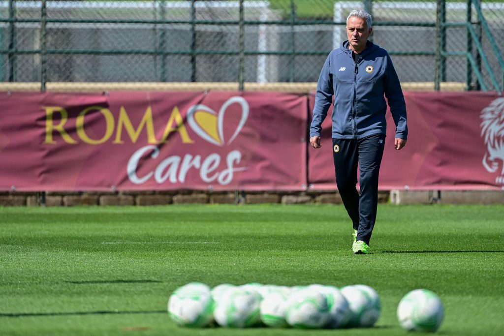 mourinho AS Roma Training Session