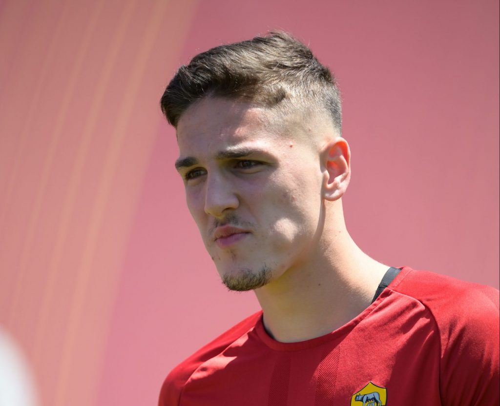Zaniolo AS Roma Training Session
