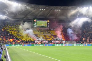 tifosi AS Roma v FK Bodø/Glimt: Quarter Final Leg Two - UEFA Europa Conference League