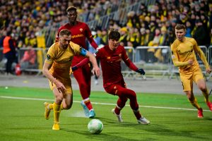 shomurodov  FK Bodo/Glimt v AS Roma: Quarter Final Leg One - UEFA Europa Conference League