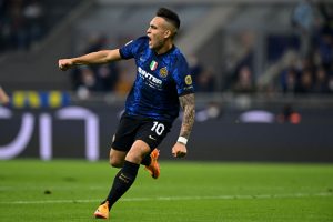 Lautaro Martinez FC Internazionale v AC Milan - Coppa Italia