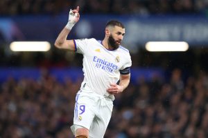 Benzema Chelsea FC v Real Madrid - Quarter Final Leg One - UEFA Champions League