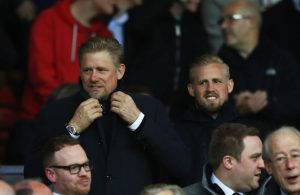 Peter Schmeichel e il figlio Kasper Schmeichel