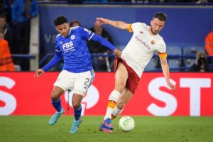 cristante Leicester City v AS Roma: Semi Final Leg One - UEFA Europa Conference League