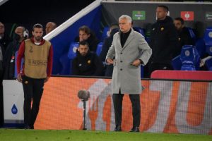 mourinho Leicester City v AS Roma: Semi Final Leg One - UEFA Europa Conference League