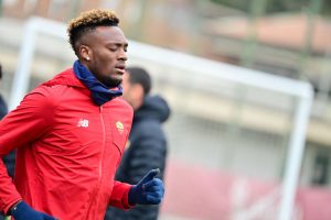 Abraham AS Roma Training Session