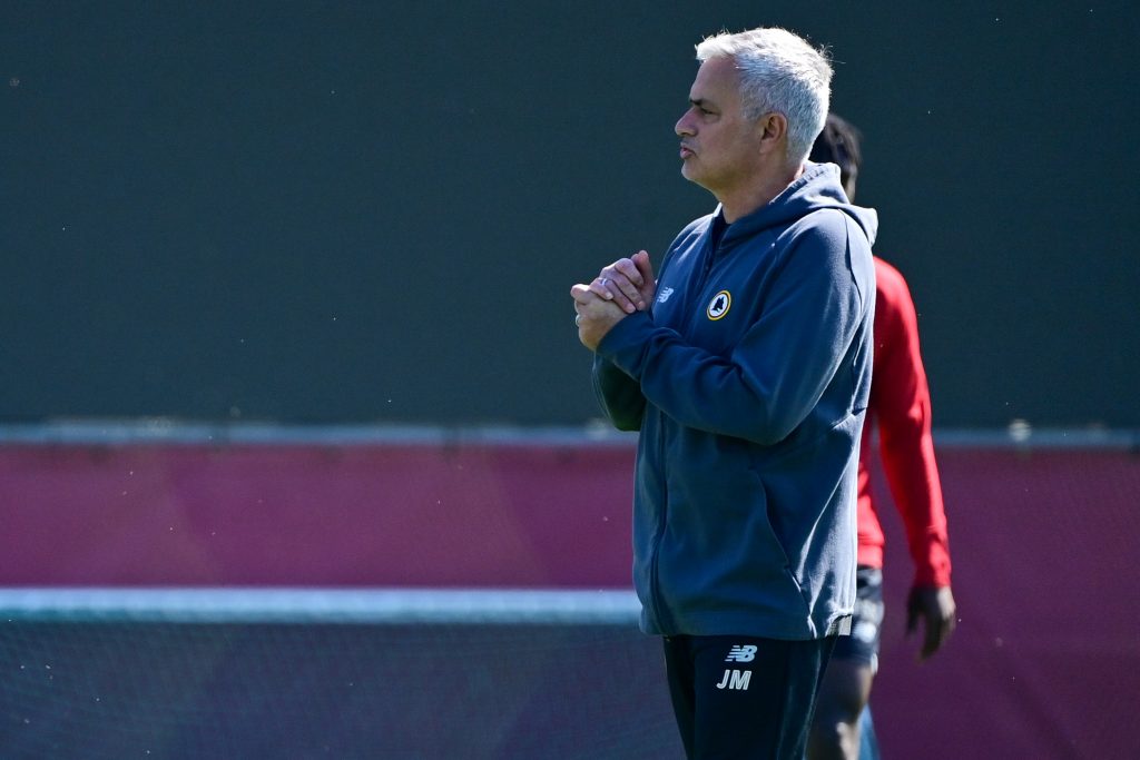 mourinho AS Roma Training Session