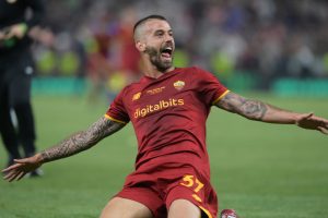 spinazzola AS Roma v Feyenoord - UEFA Europa Conference League Final 2021/22