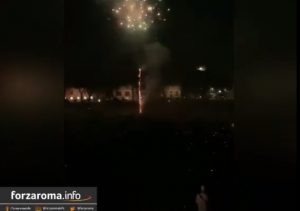 fuochi d'artificio festa Circo Massimo