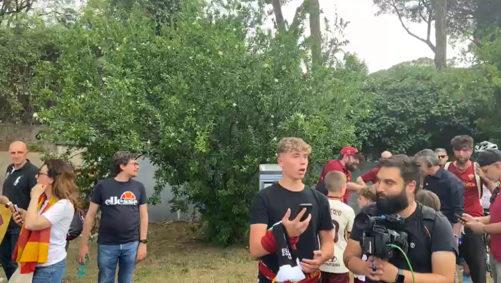 cristian Totti corteo