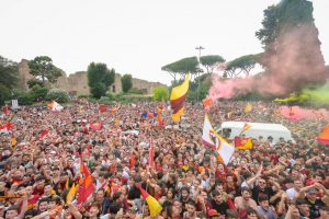 AS Roma UEFA Conference League Victory Parade