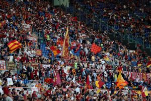tifosi AS Roma v Venezia FC - Serie A