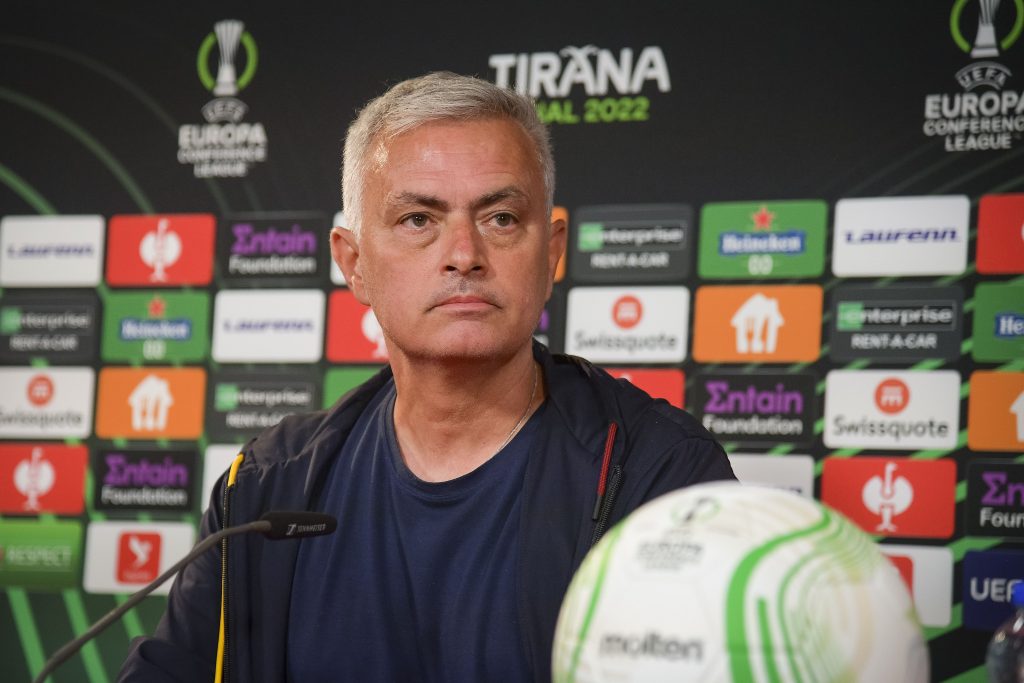 mourinho AS Roma Press Conference - UEFA Europa Conference League Final 2021/22