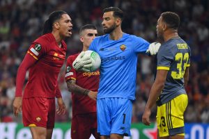 smalling rui patricio mancini AS Roma v Feyenoord - UEFA Europa Conference League Final 2021/22
