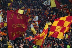 Roma Leicester tifosi giallorossi