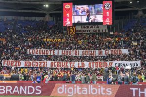tifosi AS Roma v Venezia FC - Serie A