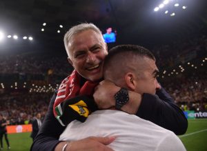 mourinho mancini AS Roma v Feyenoord - UEFA Europa Conference League Final 2021/22