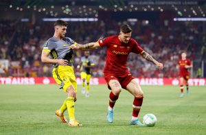 Zaniolo AS Roma v Feyenoord - UEFA Europa Conference League Final 2021/22