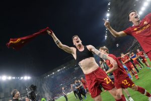 zaniolo AS Roma v Feyenoord - UEFA Europa Conference League Final 2021/22
