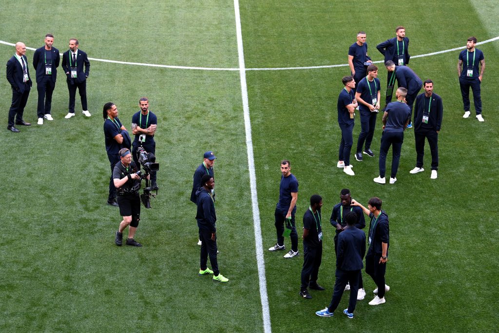 AS Roma Training Session And Press Conference - UEFA Europa Conference League Final 2021/22