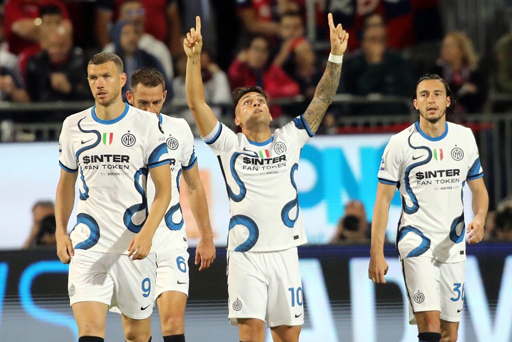 lautaro Cagliari Calcio v FC Internazionale - Serie A