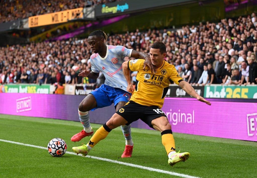 wan bissaka Wolverhampton Wanderers v Manchester United - Premier League