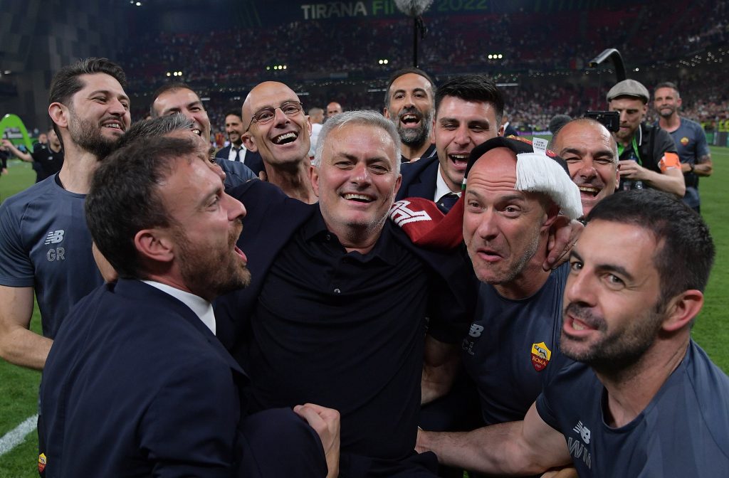 mourinho AS Roma v Feyenoord - UEFA Europa Conference League Final 2021/22