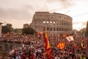 AS Roma UEFA Conference League Victory Parade
