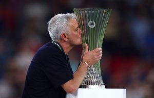 mourinho AS Roma v Feyenoord - UEFA Europa Conference League Final 2021/22