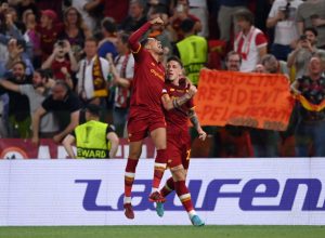 smalling zaniolo AS Roma v Feyenoord - UEFA Europa Conference League Final 2021/22