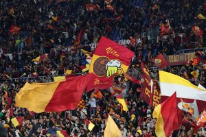 Roma Leicester tifosi giallorossi