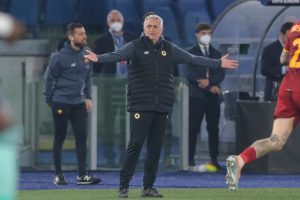 Mourinho AS Roma v Leicester City: Semi Final Leg Two - UEFA Europa Conference League