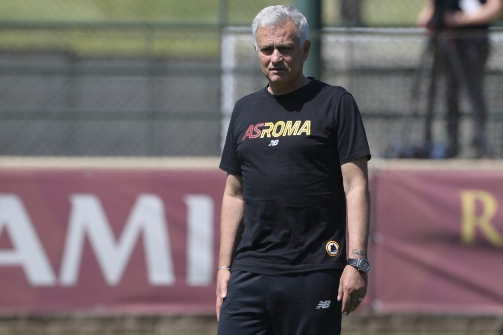 mourinho AS Roma Training Session