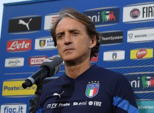 Mancini Italy Training Session &amp; Press Conference