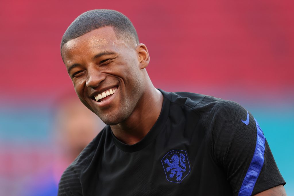 wijnaldum Netherlands Training Session and Press Conference - UEFA Euro 2020: Round of 16