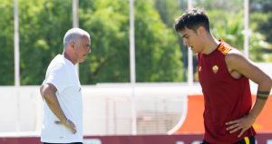 Mourinho Dybala AS Roma Training Session