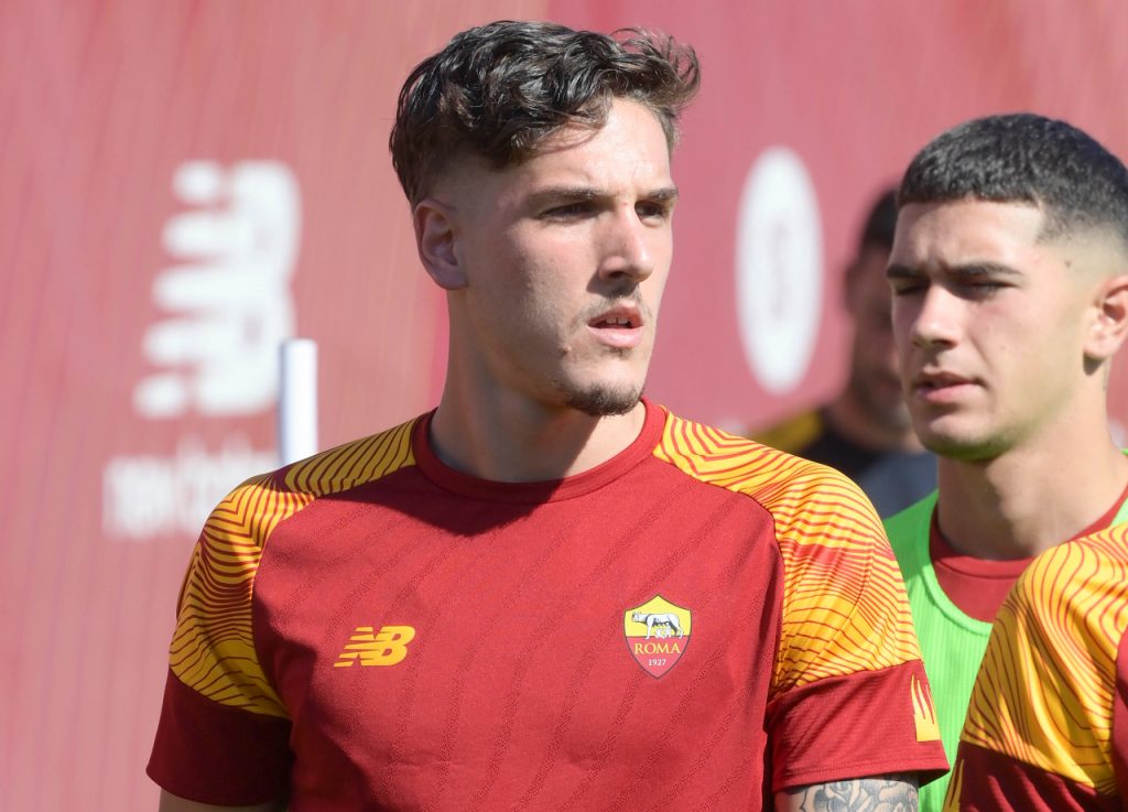 allenamento roma trigoria zaniolo(1)