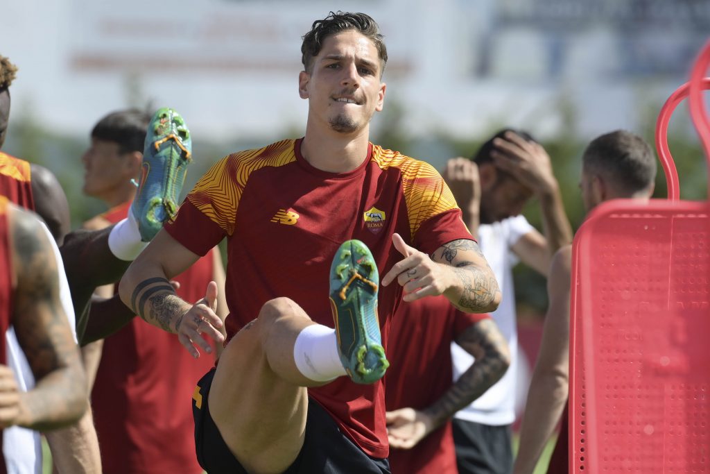 zaniolo AS Roma Training Session