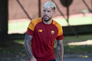 allenamento carles perez AS Roma Training Session