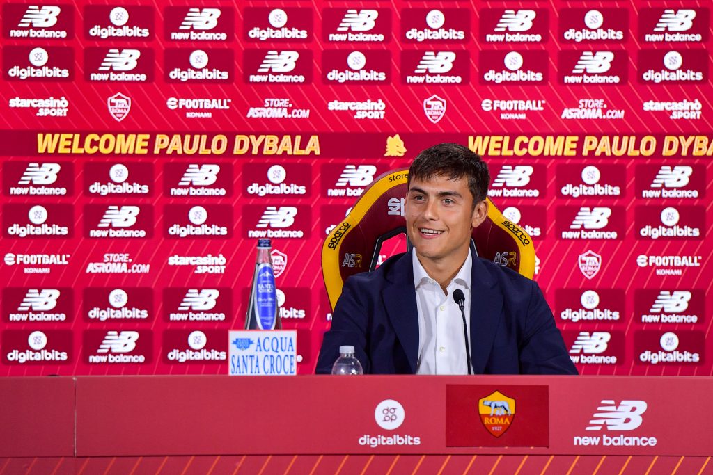 dybala AS Roma Unveil New Signing Paulo Dybala