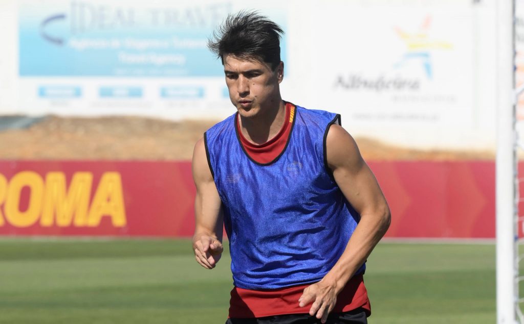 allenamento roma portogallo shomurodov