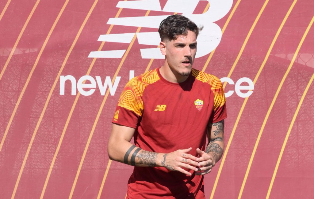 allenamento roma trigoria zaniolo